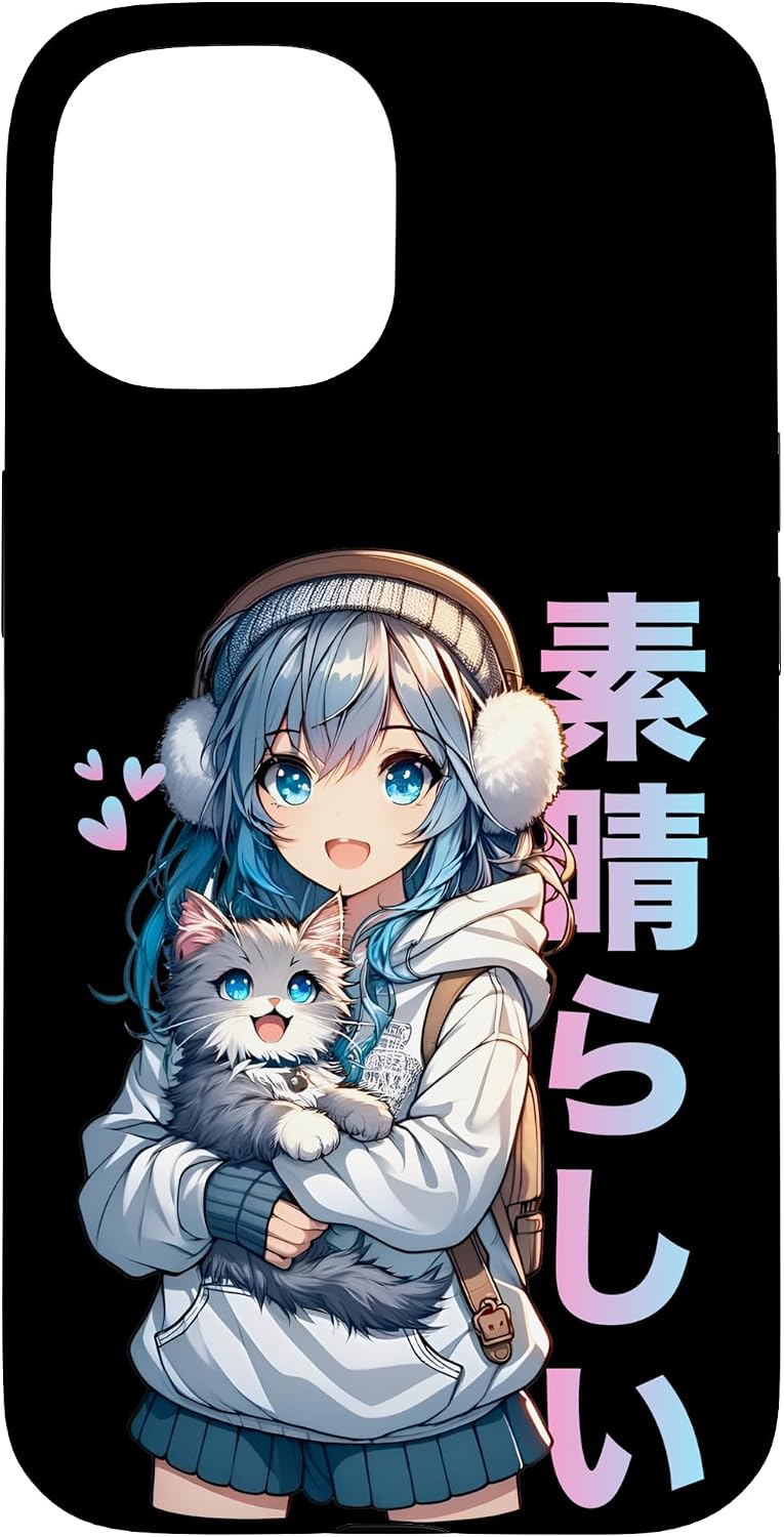 Thumbnail 5 de Mignon Anime Fille coque iPhone 16 Pro