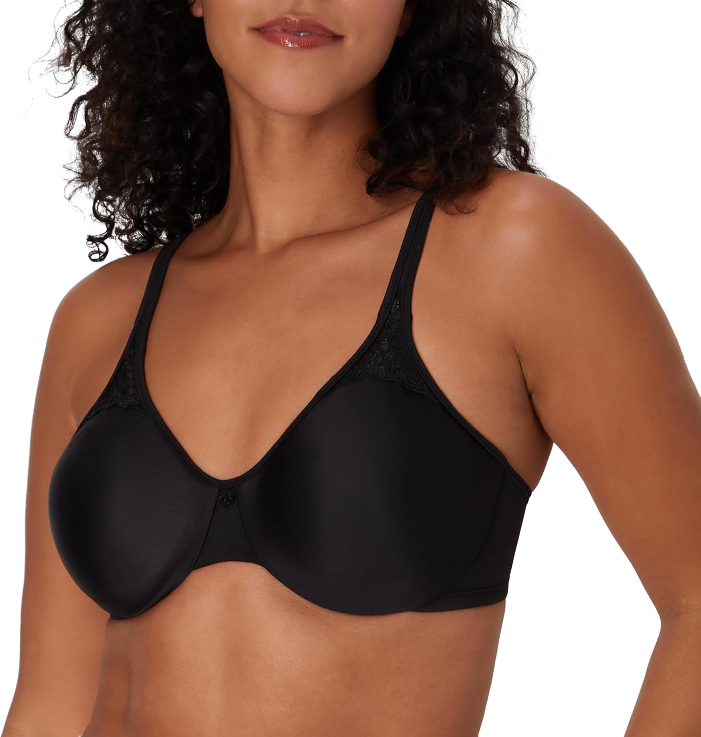 Detalle de Bali Women’s Minimizer Bra with Hidden Underwire (Seamless Cups) — Minimizes Bust Up to 1.5 Inches