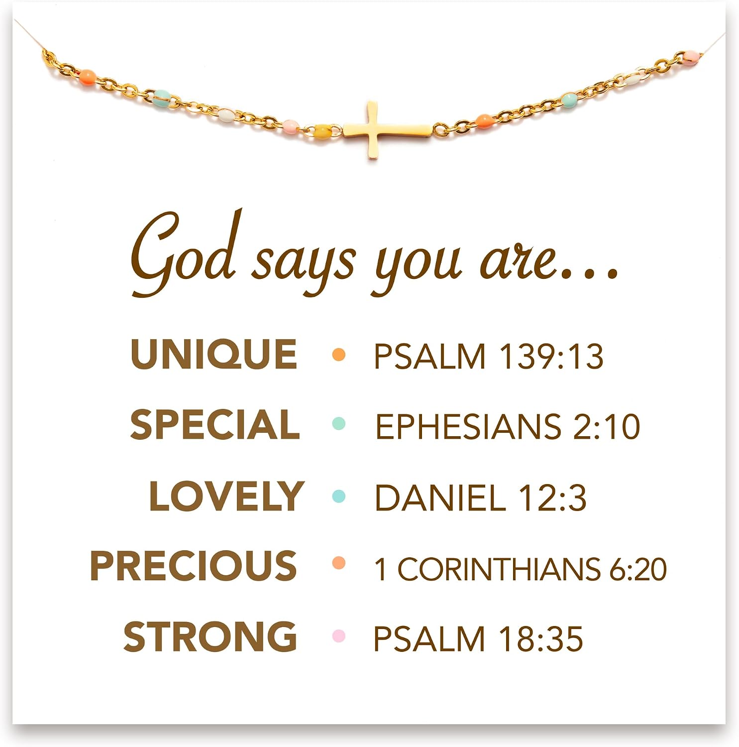 Detalle de STORYJEWELLERY Cross Bracelet with 18K Gold Layer