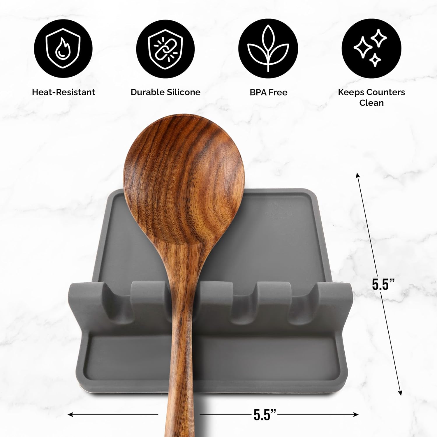 Thumbnail 1 de Zulay Spoon Rest for Multiple Utensils