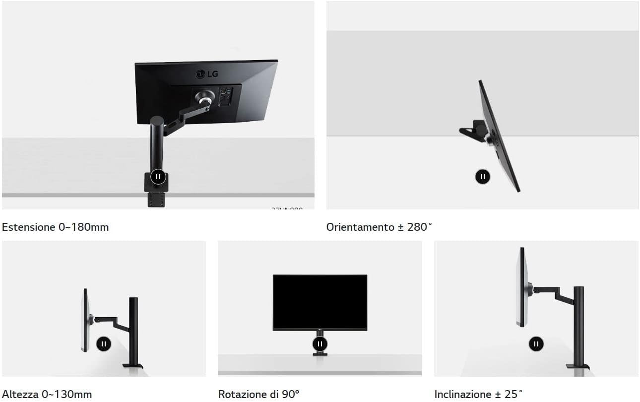 Detalle 2 de LG 32UN880K monitor 4K 32 pollici