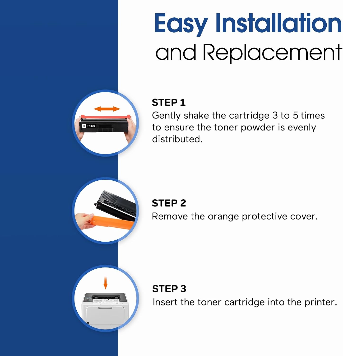 Thumbnail 6 de Jeostarky Pro TN436BK Compatible Black Toner Set for Brother Printers