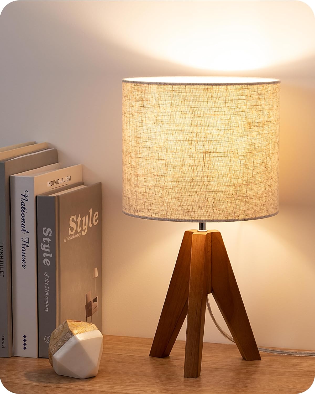 Detalle de EDISHINE Tripod Table Lamp 14.2 in