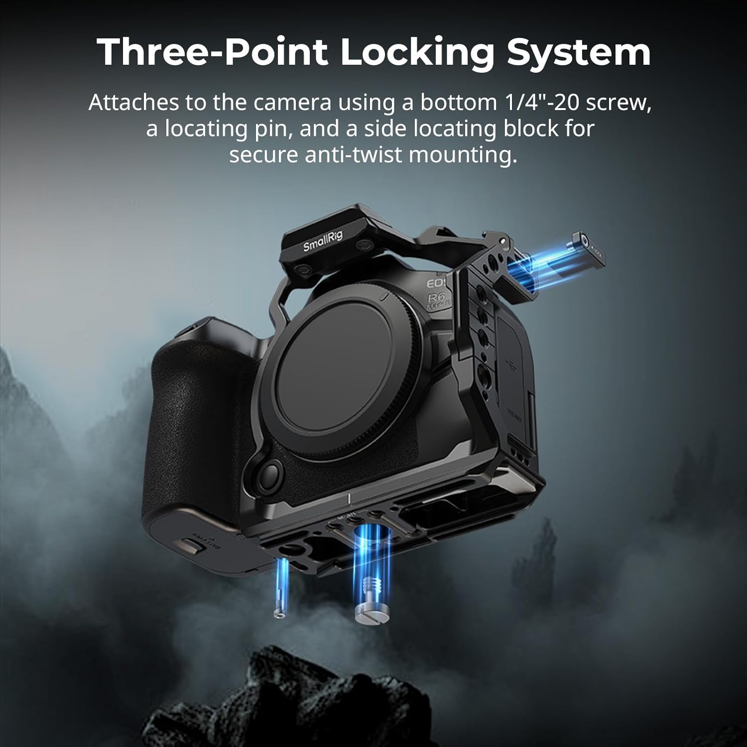 Thumbnail 1 de SmallRig HawkLock – Mezza gabbia a sgancio rapido per Canon EOS R6 II / R5 II / R6 III (5953)