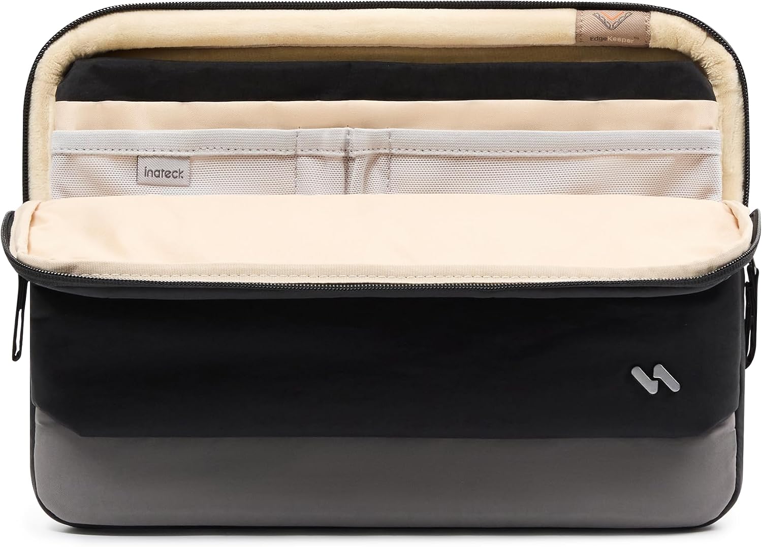 Detalle de Inateck 360° Schutz Laptop-Hülle für 13-Zoll (u. a. MacBook Air/Pro, A-Modelle) – Großvolumen-Sleeve