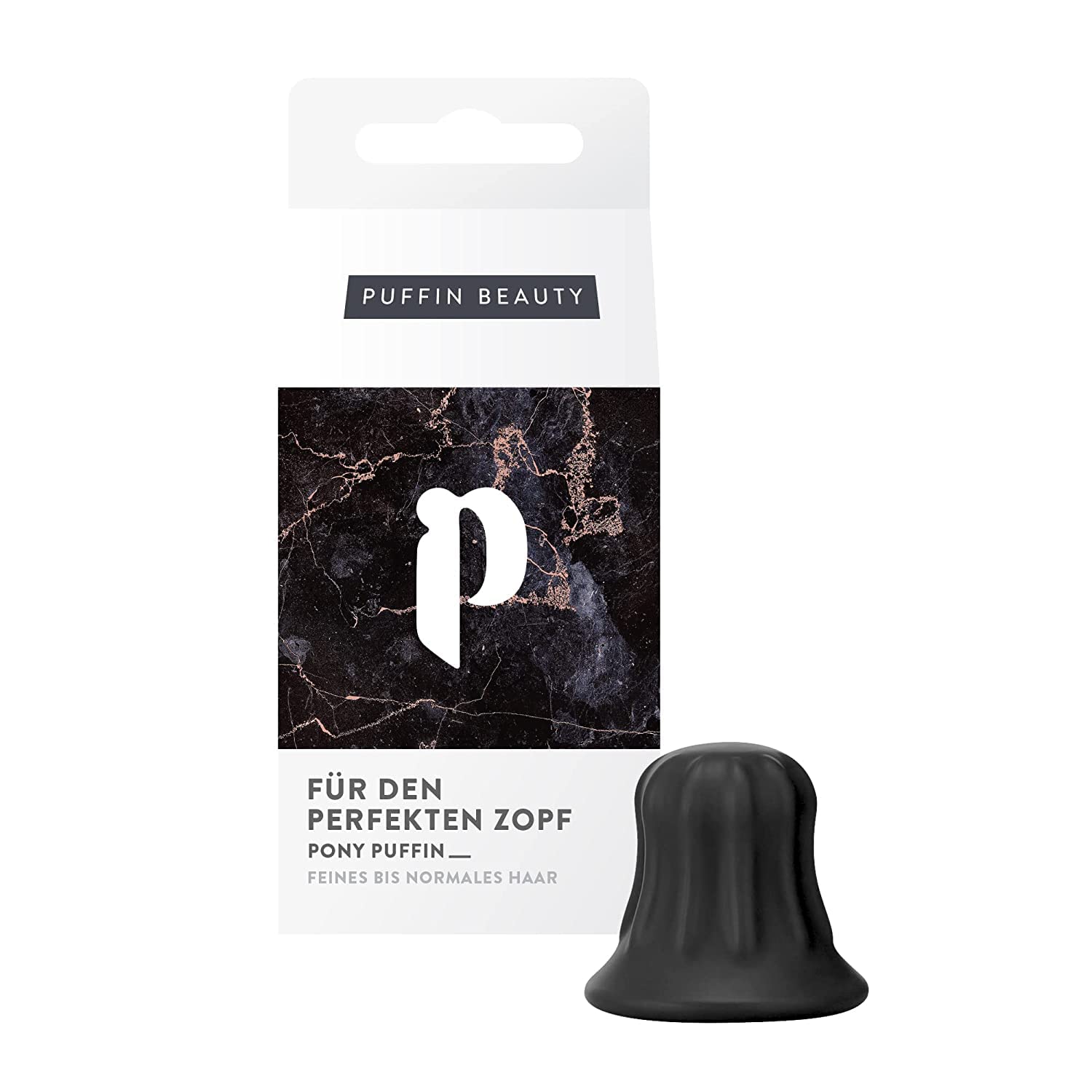 Detalle de pony puffin ONYX – Styling-Tool für mehr Volumen & Halt im Zopf, latexfrei & vegan (Made in Germany)