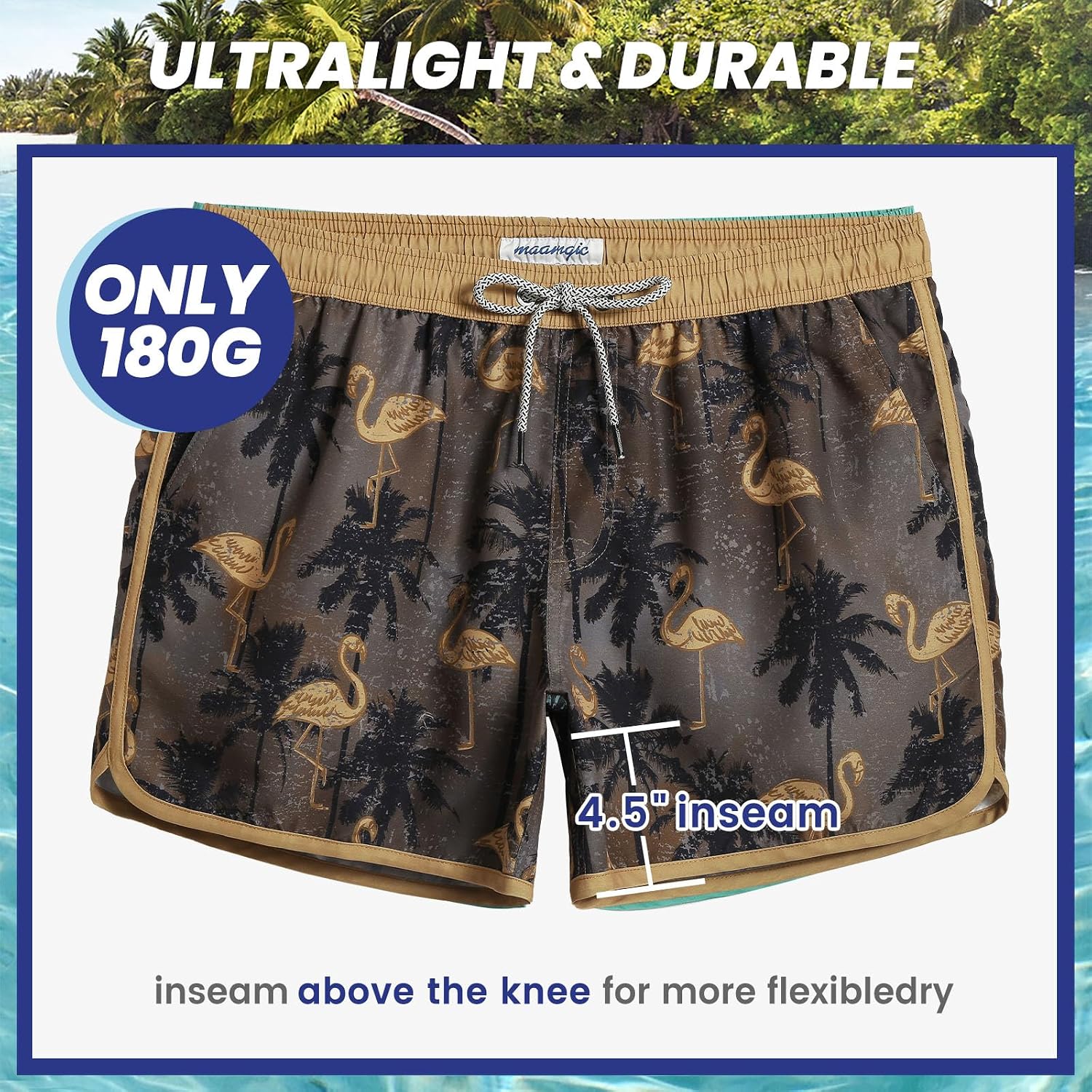 Thumbnail 5 de MaaMgic 5 Short Vintage Swim Trunks