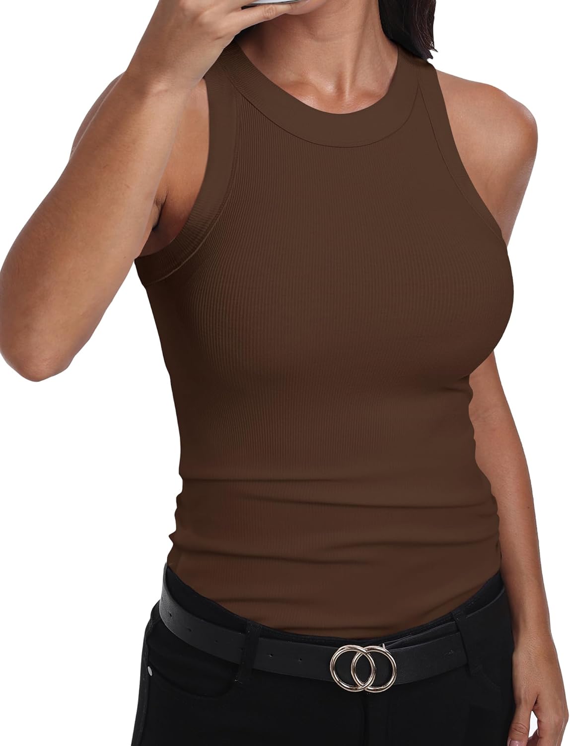 Thumbnail 6 de GEMBERA Sleeveless Ribbed Tank Top
