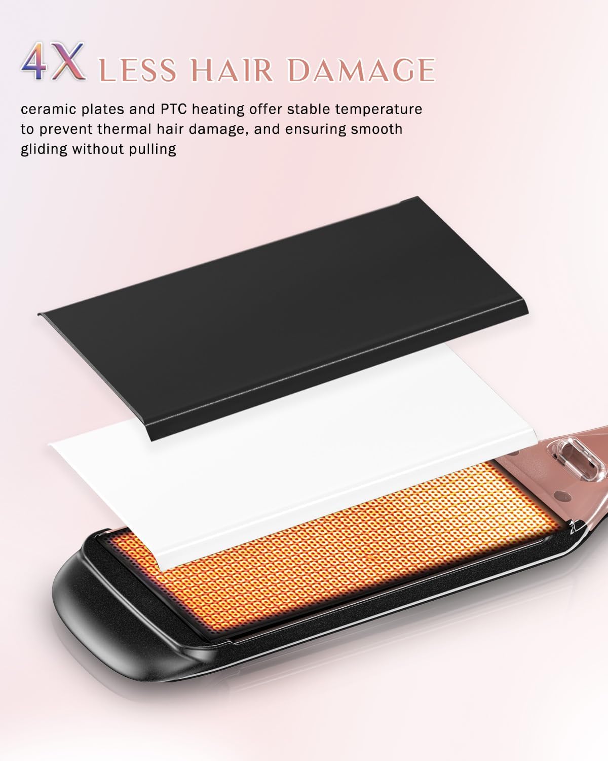 Thumbnail 5 de DORISILK 500 Degree High Temp Professional Hair Straightener & 2-in-1 Curler