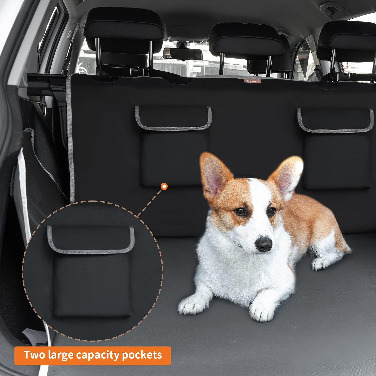 Detalle 2 de Toozey Trunk-Mat-BL001 kofferbakbeschermer, waterdicht 600D Oxford met zijflappen