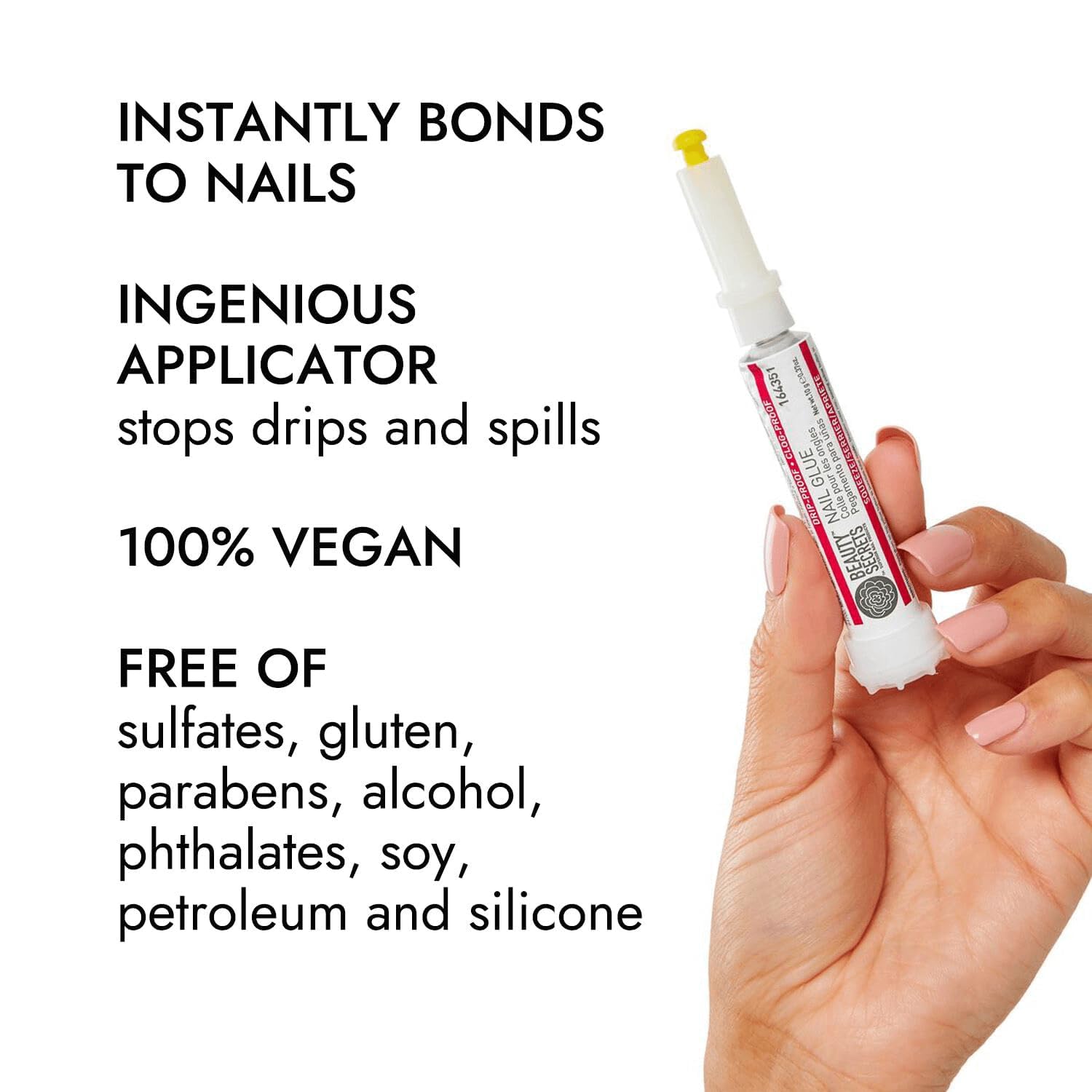 Thumbnail 3 de Beauty Secrets Nail Glue, Drip and Clog Proof
