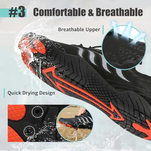 Detalle 2 de Hanani Water Shoes: Quick-Drying Barefoot-Style Beach & Swim Shoes