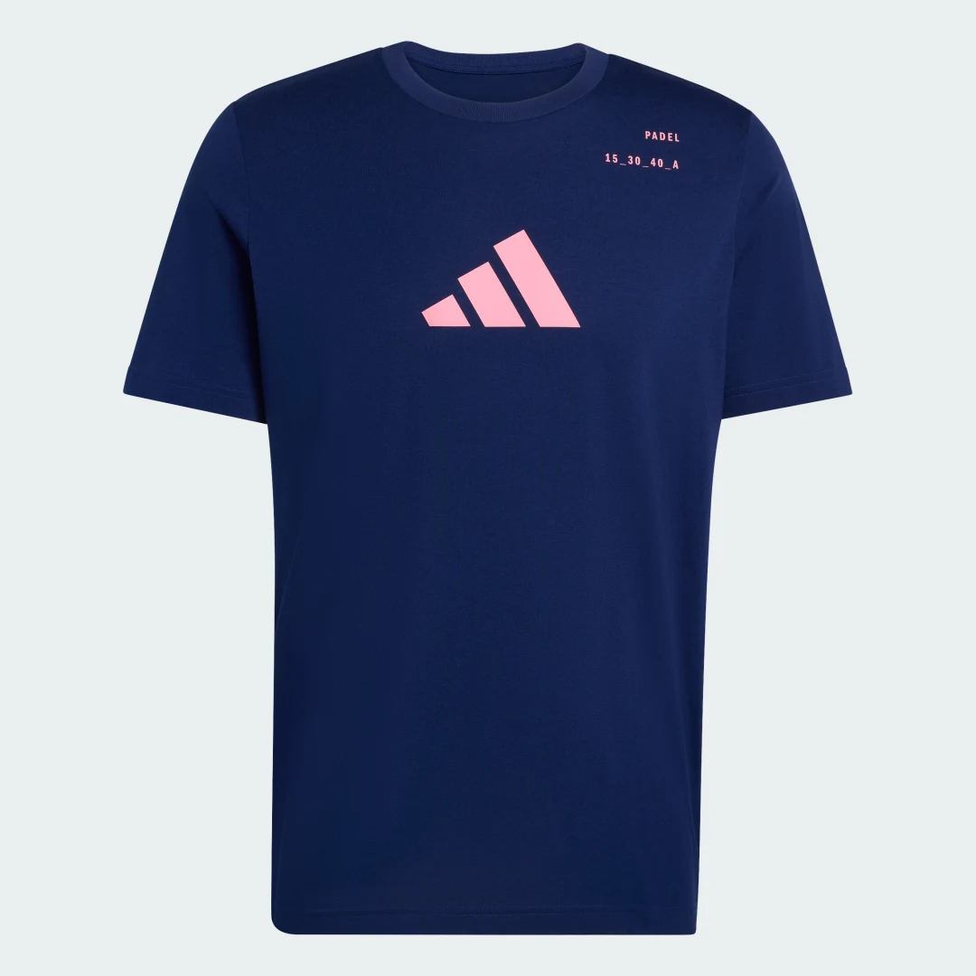 Detalle 2 de Camiseta estampada de pádel Adidas Category – Azul