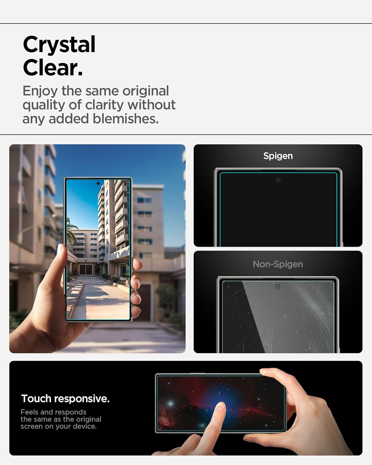 Thumbnail 6 de Spigen Glas.tR EZ Fit Pro verre trempé 9H pour Samsung Galaxy Z Fold7 (2 pièces) + kit d’installation