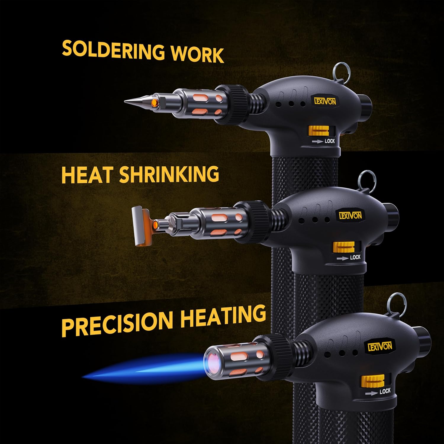 Thumbnail 5 de LEXIVON LX-771 125W butane torch