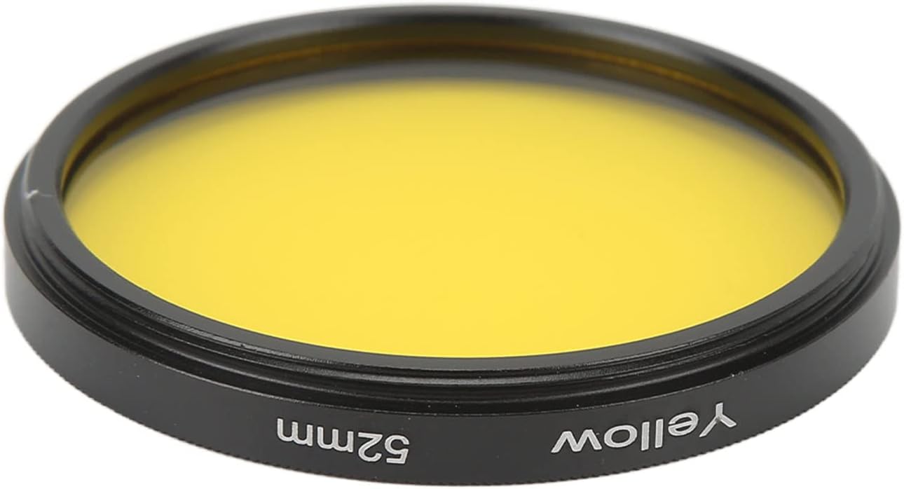 Thumbnail 5 de Akozon Filtro per Fotocamera Slim 52 mm – Filtro obiettivo in vetro ottico, telaio in lega di alluminio, effetto dreamy (giallo)