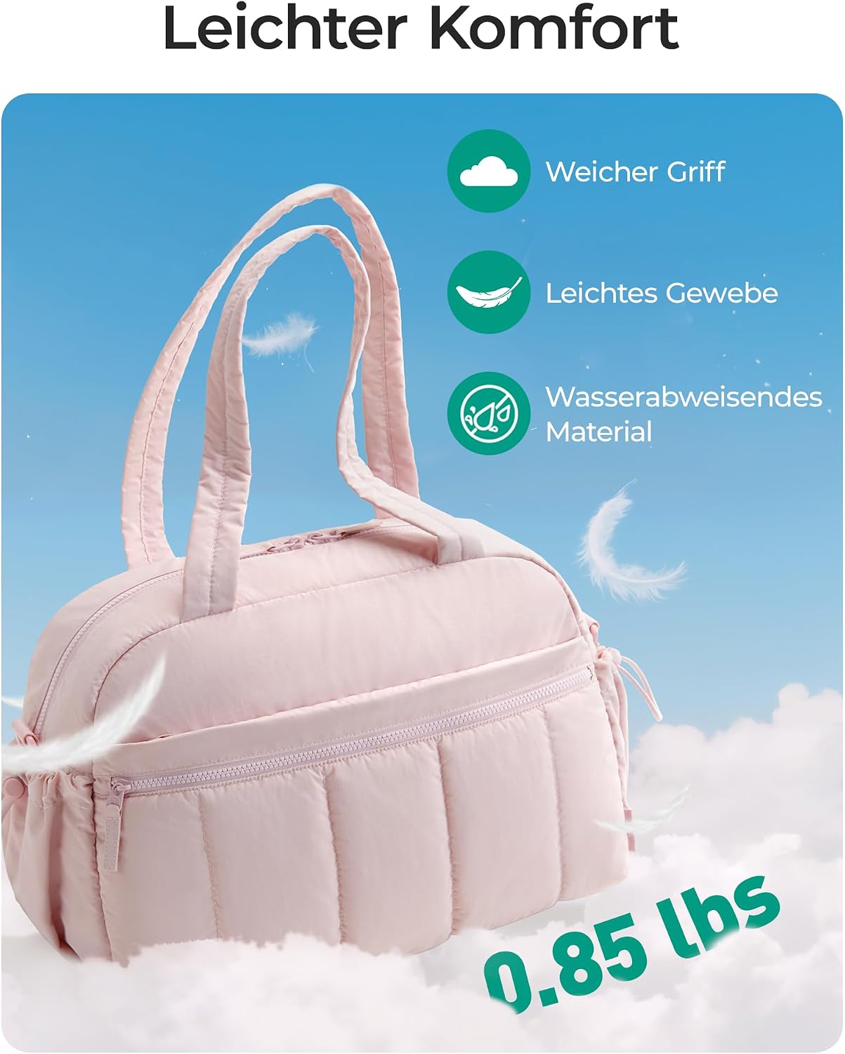 Thumbnail 4 de BAGSMART Puffer Reisetasche 24L Weekender Damen