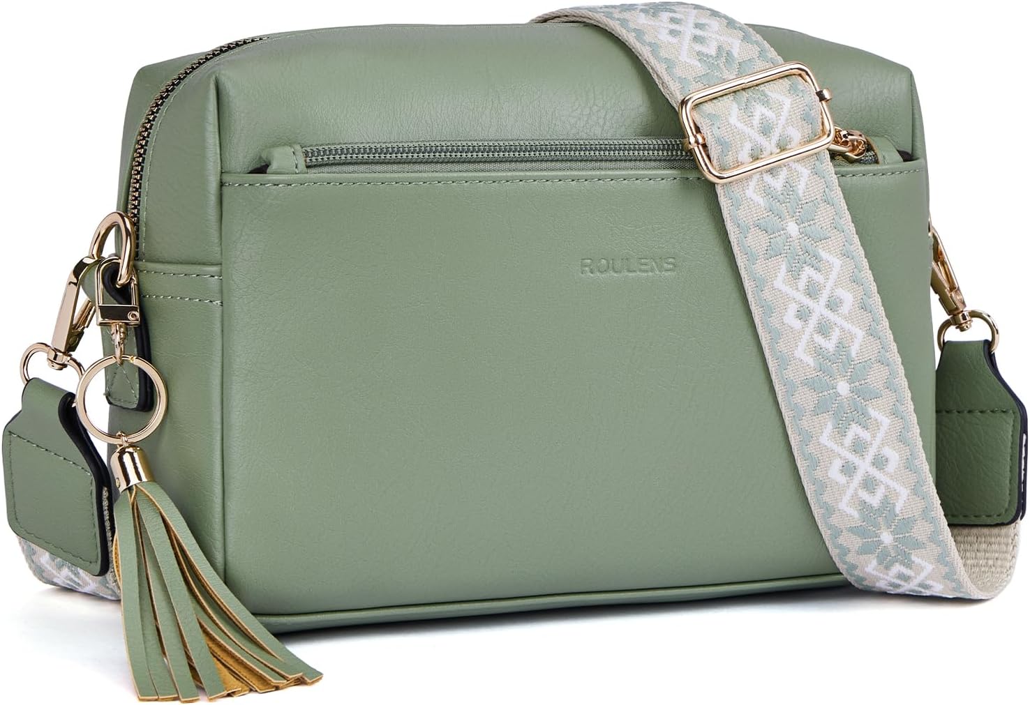 Thumbnail 6 de Roulens Piccola Borsa a Tracolla Donna: 3 Scomparti e PU Pelle — Versatile e Leggera