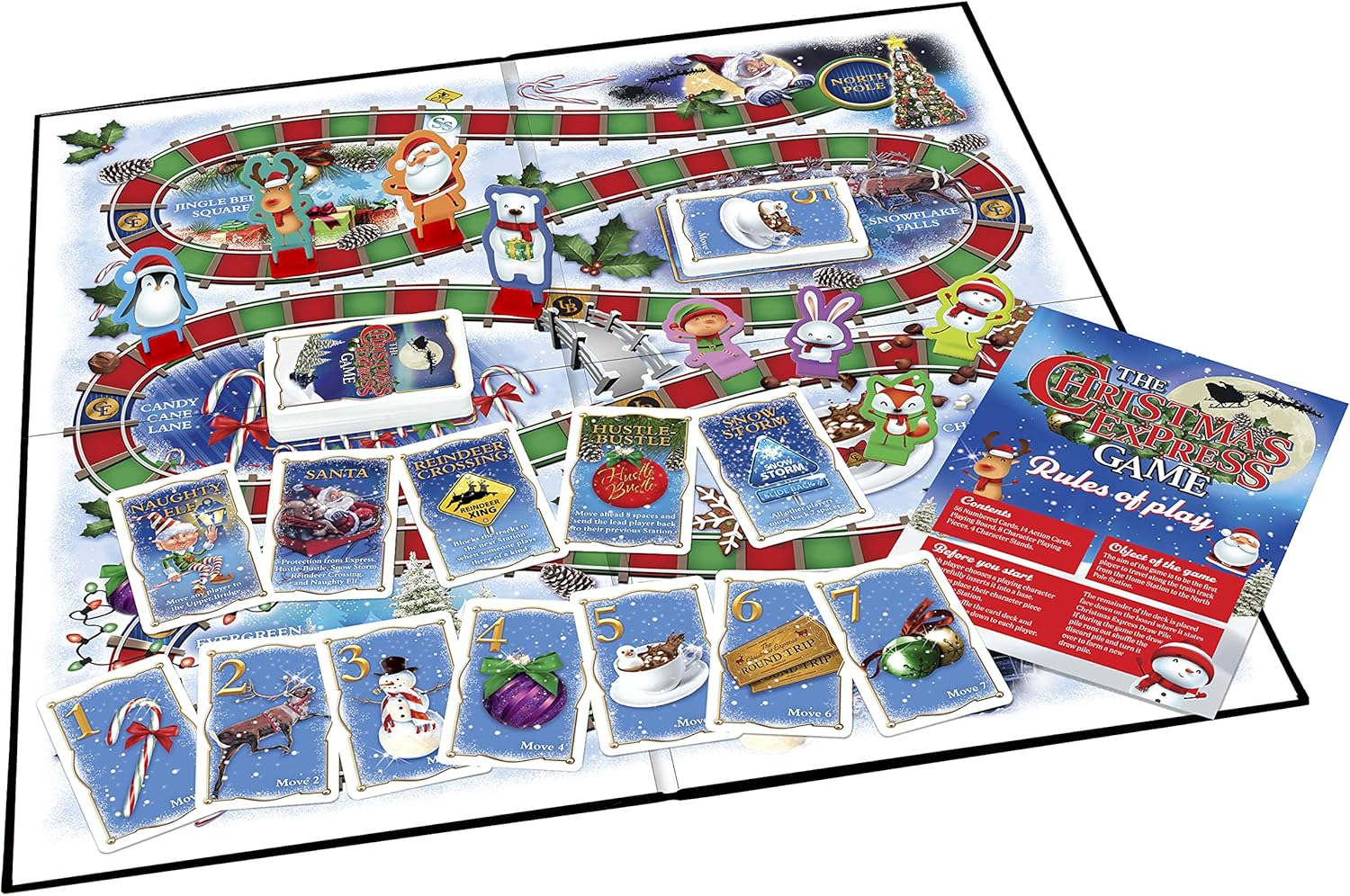 Thumbnail 1 de Cheatwell Games Christmas Express Board Game – All Aboard for a Jolly Race to the North Pole