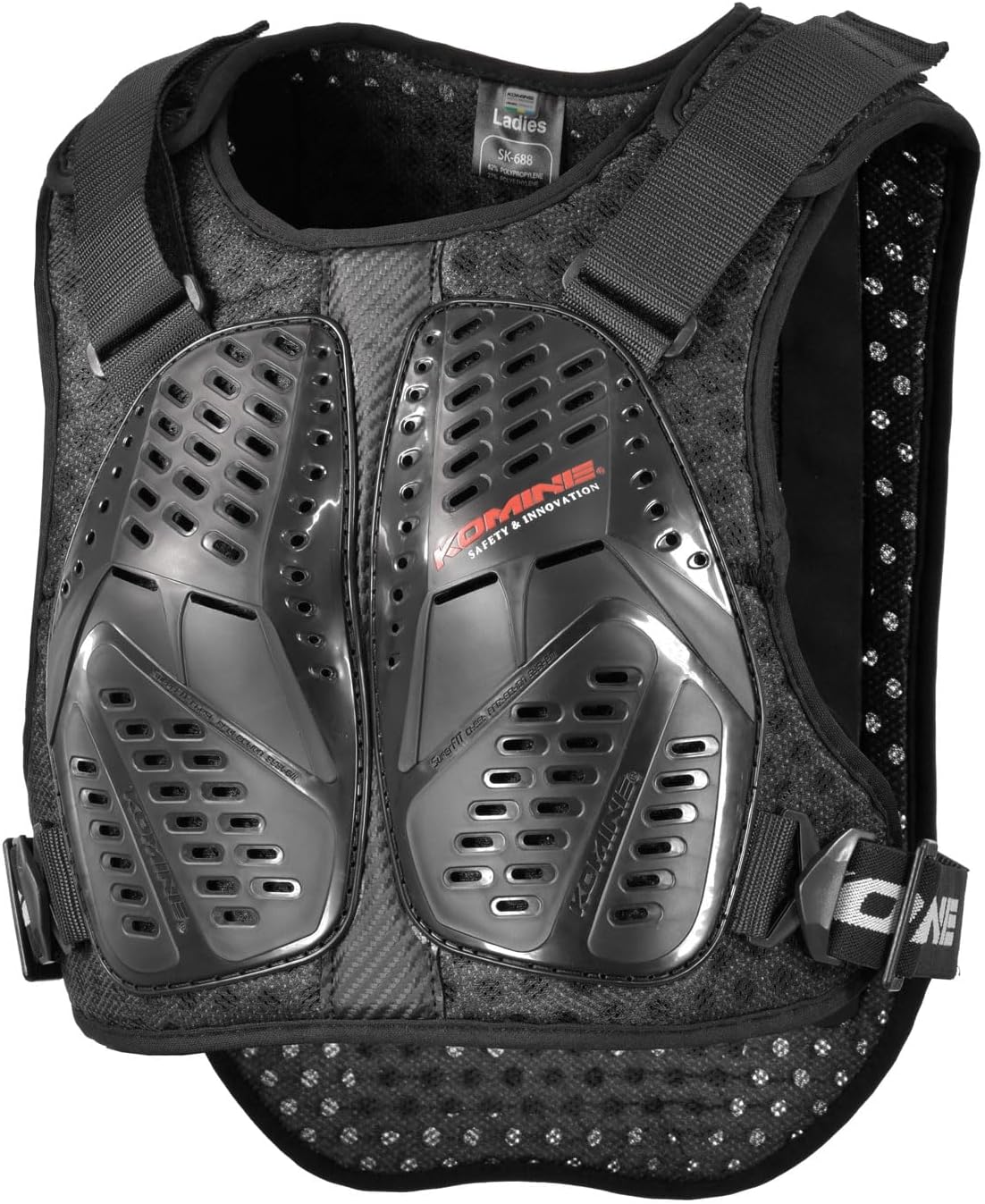 Thumbnail 6 de コミネ KIDS SK-688 866 バイク用ボディプロテクター 胸部・脊椎保護 ブラック