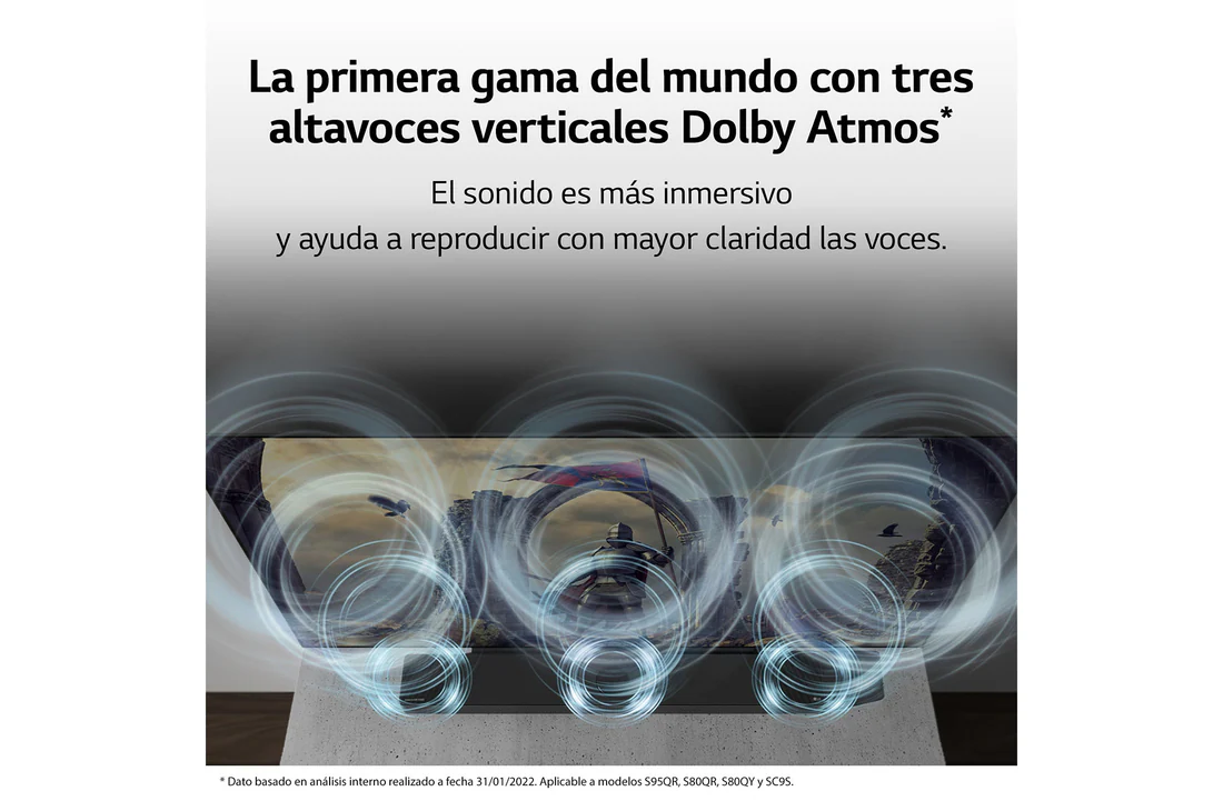 Thumbnail 4 de LG SC9S: Barra de sonido 3.1.3 con Dolby Atmos y subwoofer, 400 W