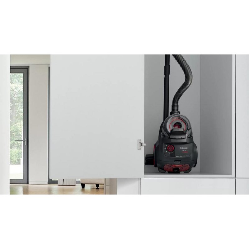 Detalle 2 de Bosch Serie 4 BGS21POW2 600W HEPA 13 2L: aspiración profunda sin bolsa, para hogares eficientes