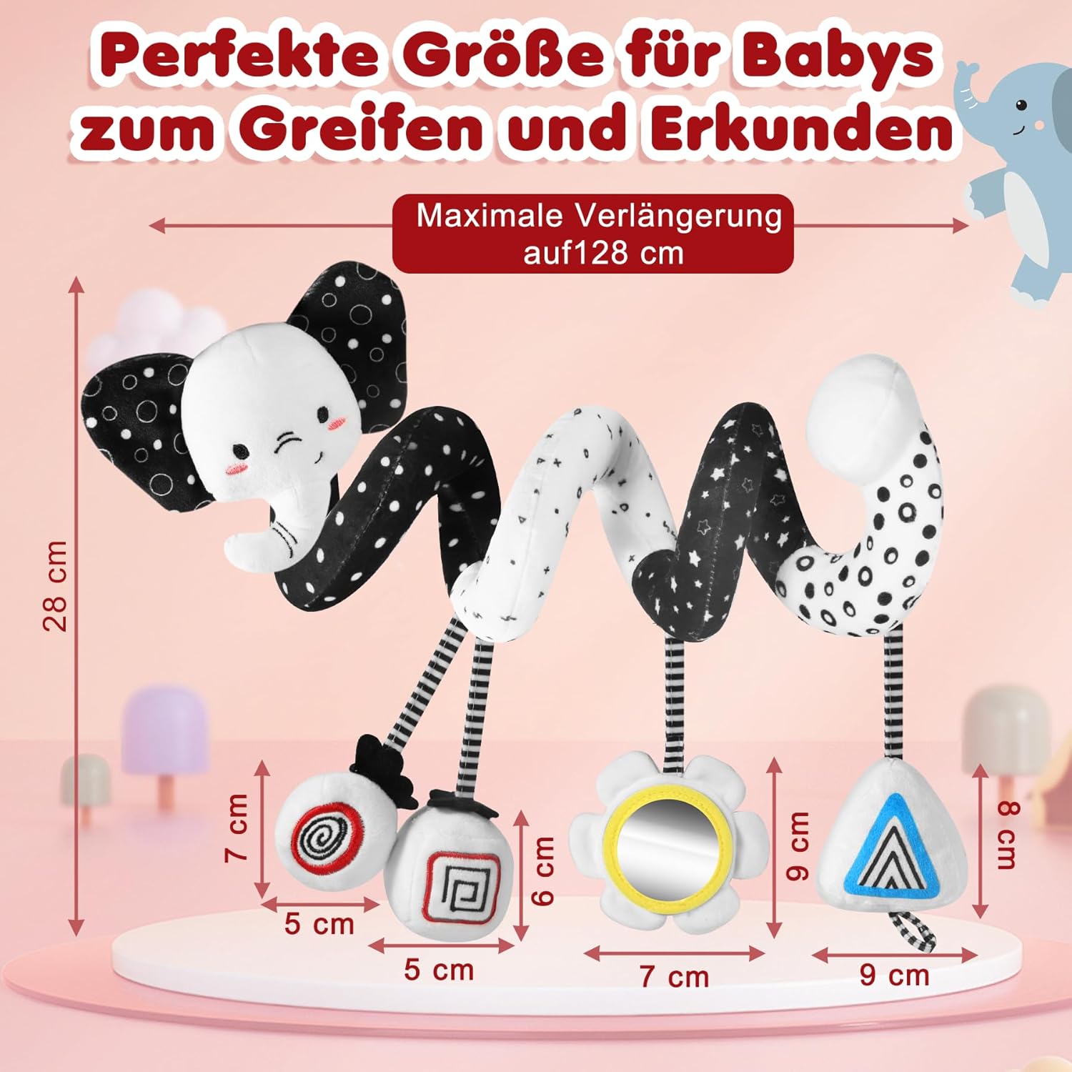 Thumbnail 1 de URMYWO Kinderwagen Spielzeug 0–12 Monate