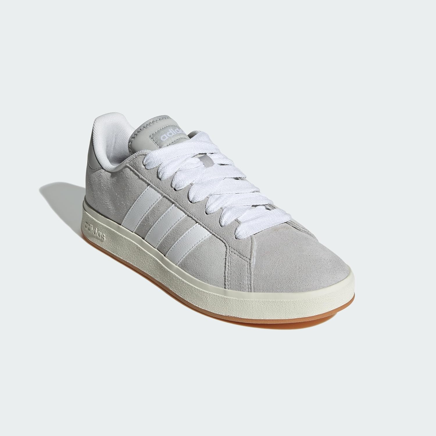 Detalle 2 de Adidas Uomo Grand Court Base 00S Shoes – Grey Two/Cloud White/Gum, taglia 43 1/3 EU