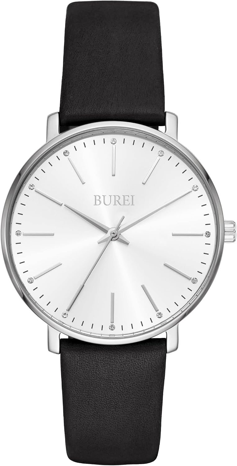 Detalle de BUREI Damenuhr Minimalistisch 30 m