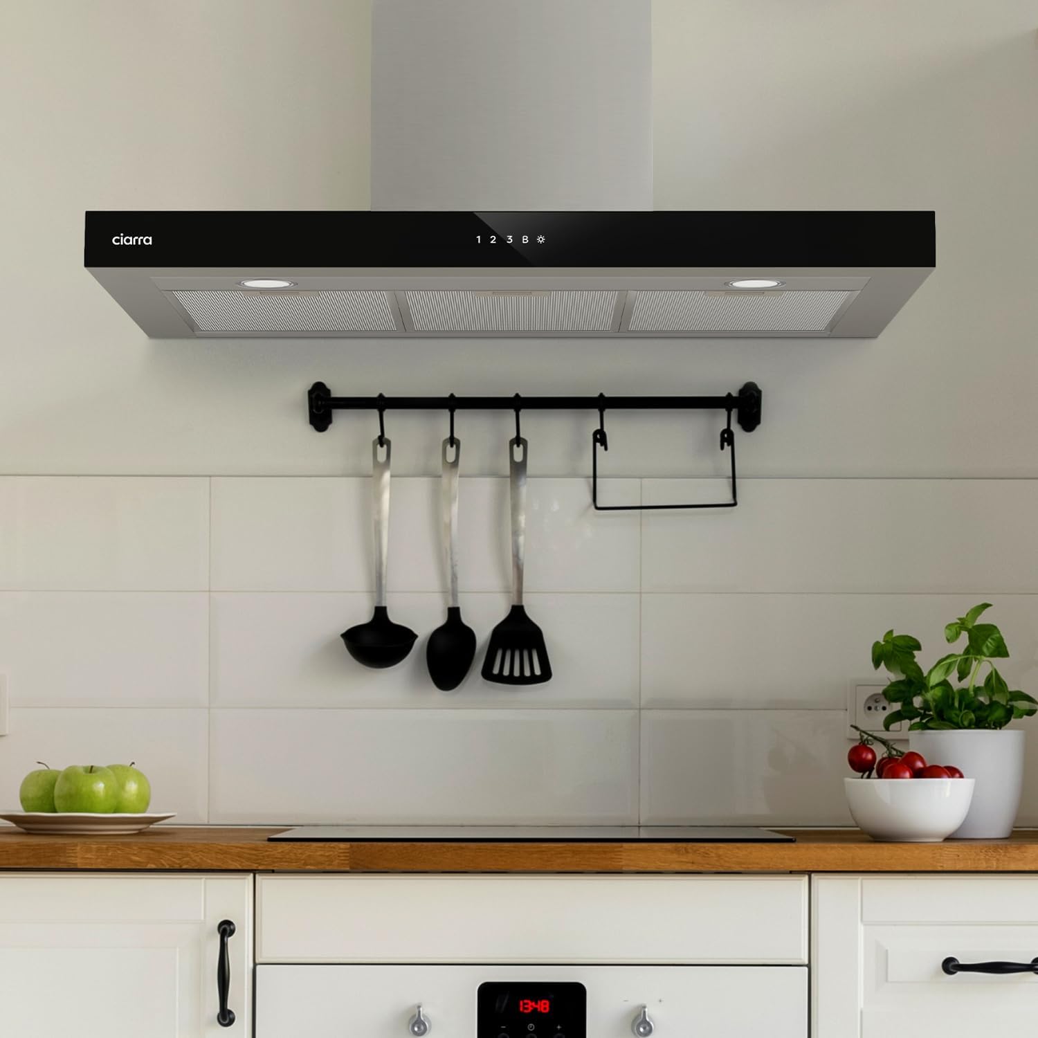 Detalle de CIARRA CBCS9102 Dunstabzugshaube 90 cm 650 m³/h
