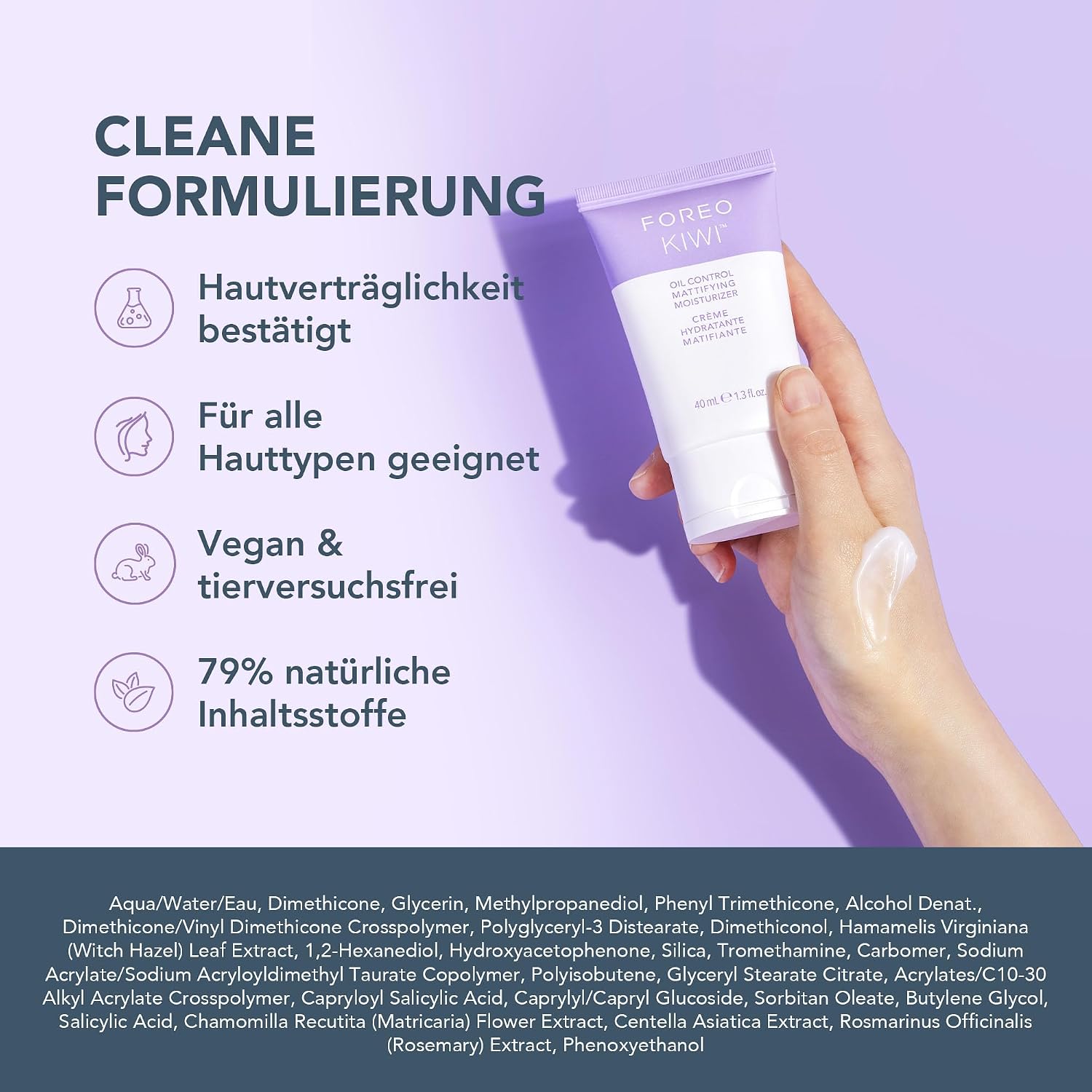 Thumbnail 6 de FOREO KIWI Oil Control mattierende Feuchtigkeitscreme 40 ml