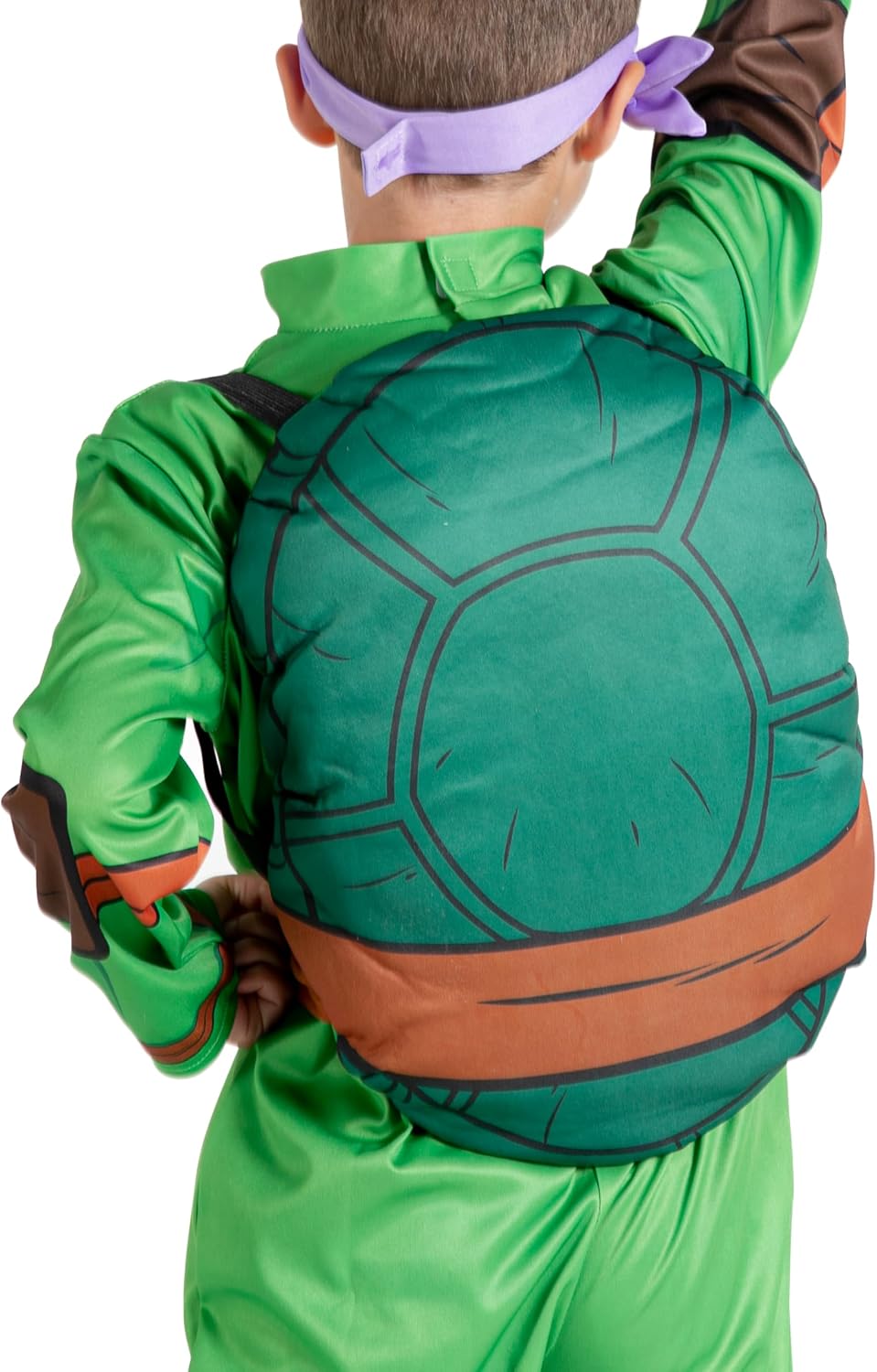 Detalle de Ninja Turtles – kostium dla dzieci 5–7 lat z pancerzem i 4 maskami