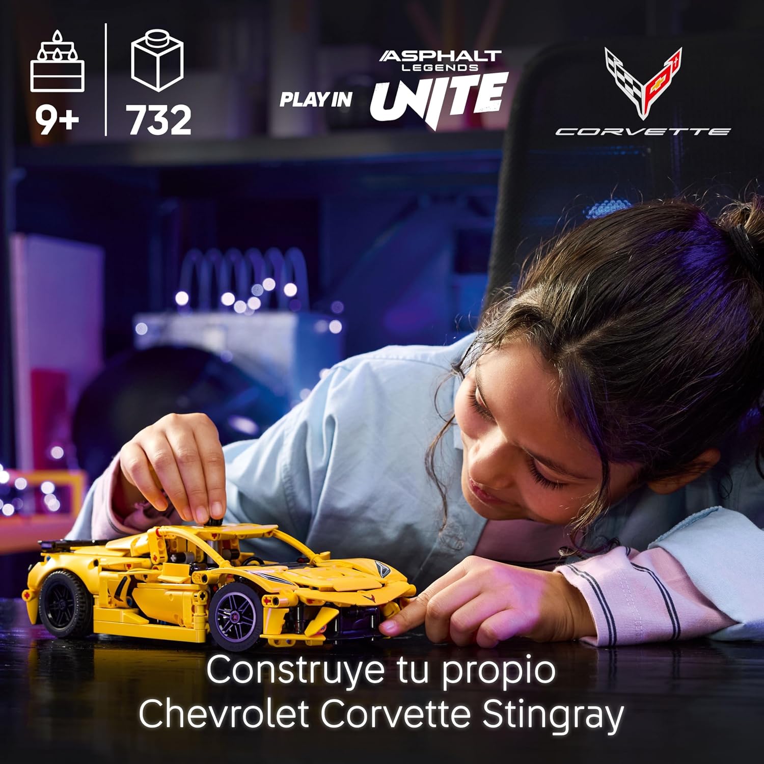 Detalle 2 de LEGO Technic Chevrolet Corvette Stingray 42205