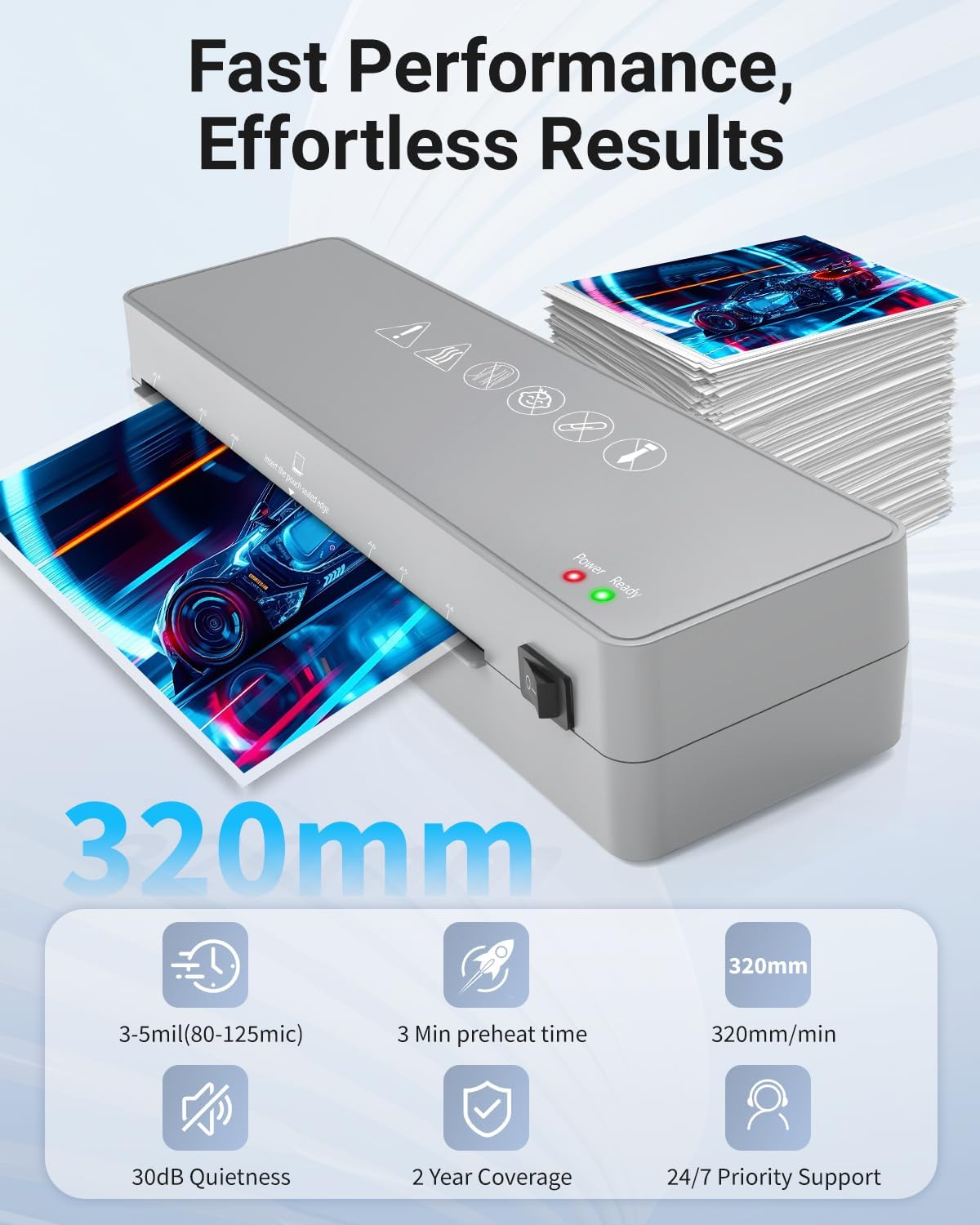Thumbnail 2 de MAXDONE A4 Laminator for home and office