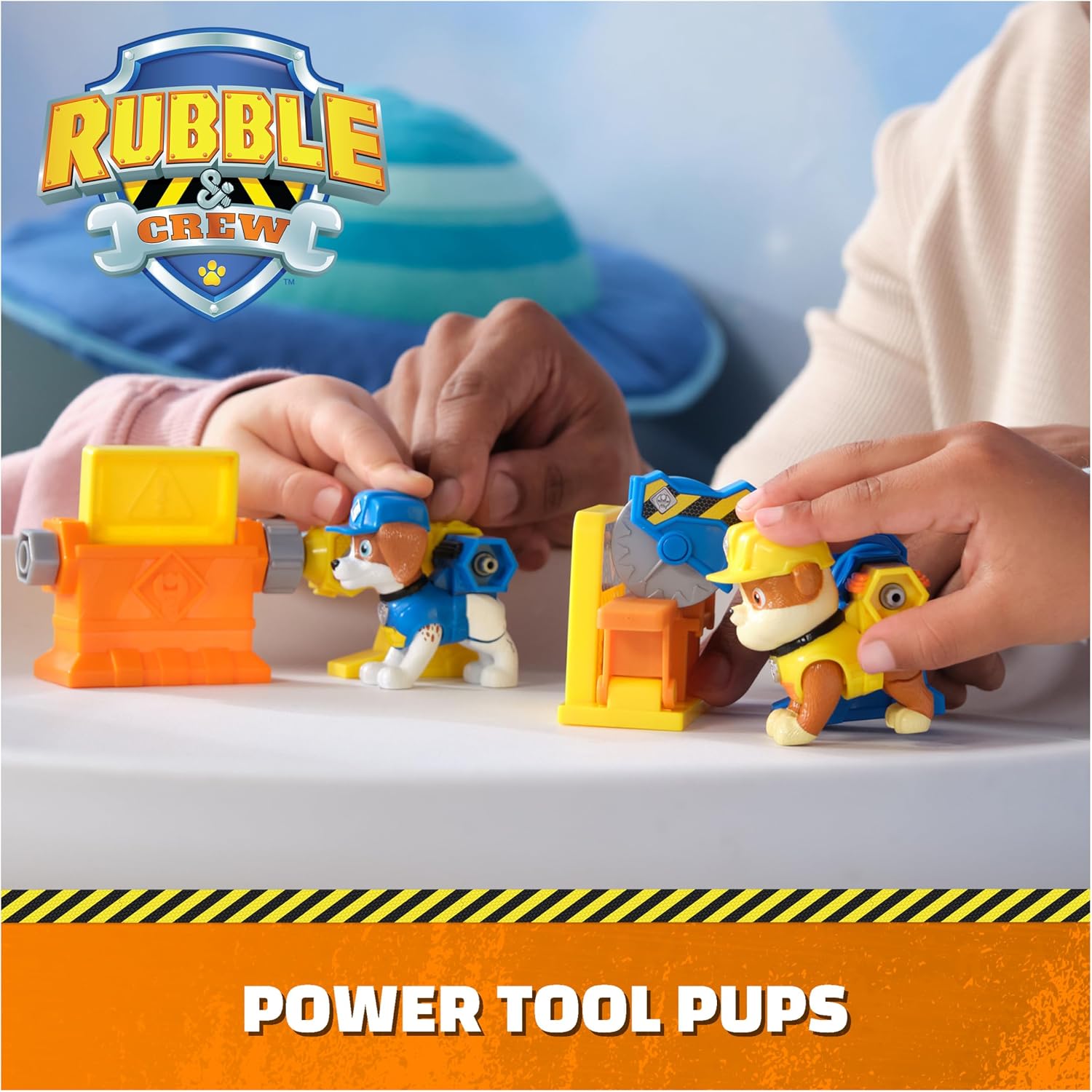 Detalle 2 de Rubble & Crew Power Tool Pups Spielset 2 Figuren
