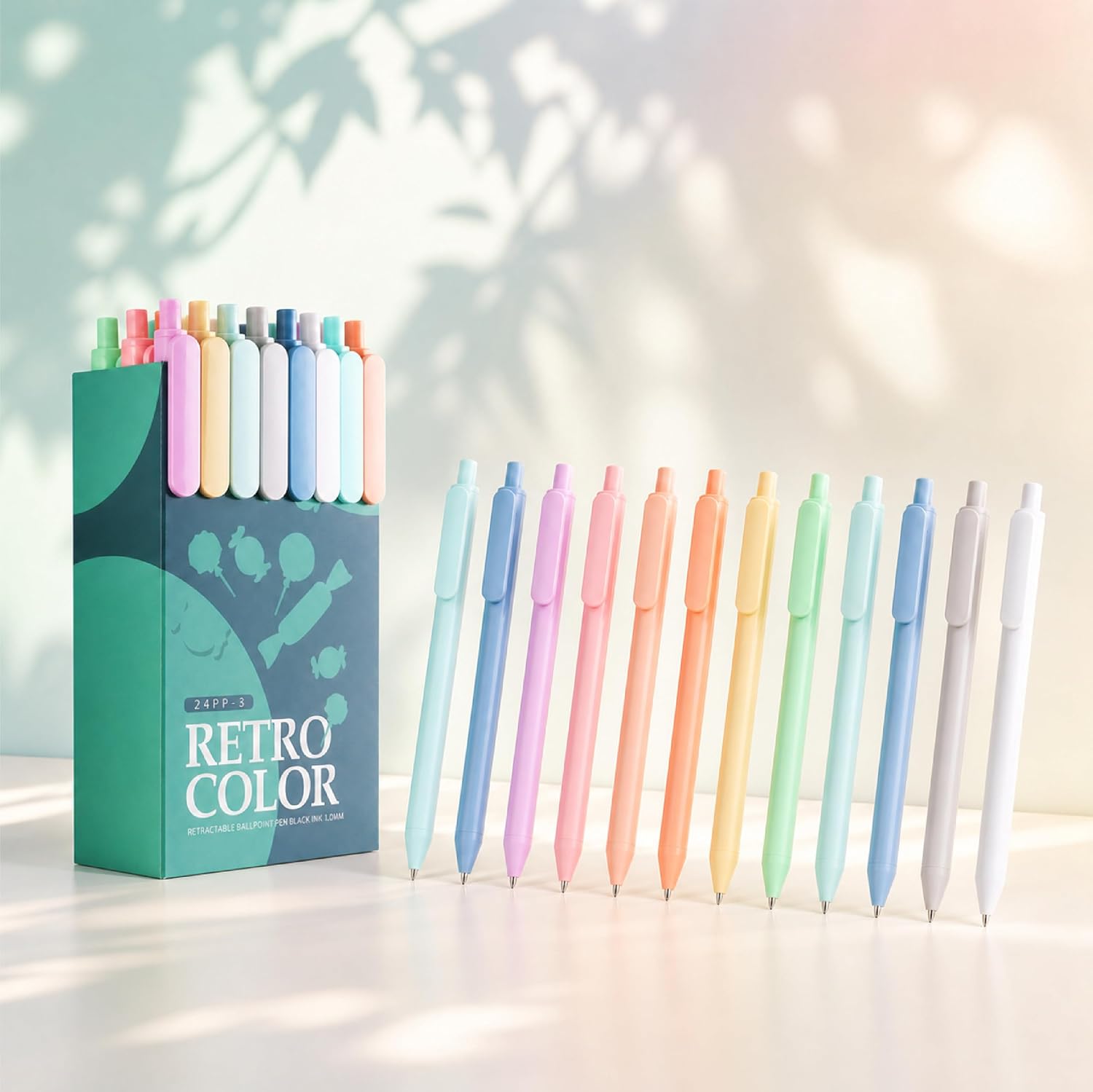 Detalle de WY WENYUAN Ballpoint Pens, 24-Pack