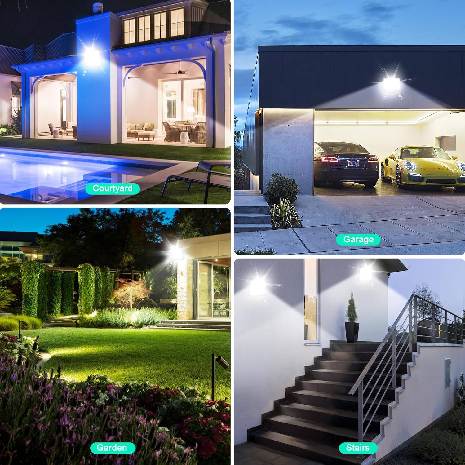 Detalle de JBdusn XZ-LED led-buitenspot 30 W, 3.000 lumen en IP66