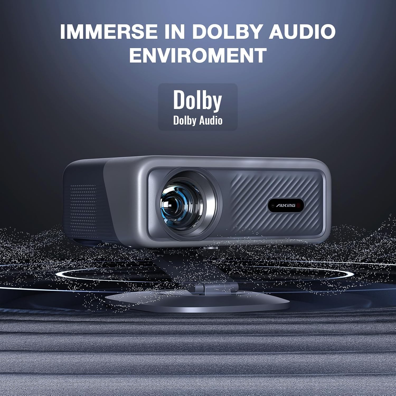 Detalle 1 de AuKing 4K Projector