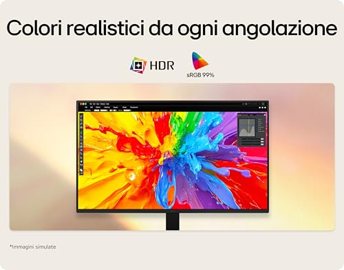 Detalle de LG 27U411B: Monitor da 27" IPS Full HD 144Hz con HDR10, FreeSync Premium e design borderless