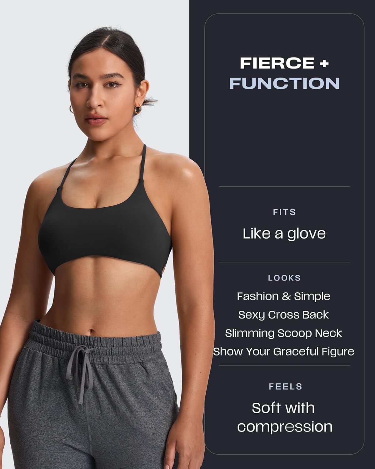 Thumbnail 2 de Aoxjox Ivy Low Impact Sports Bra for Yoga 🩲