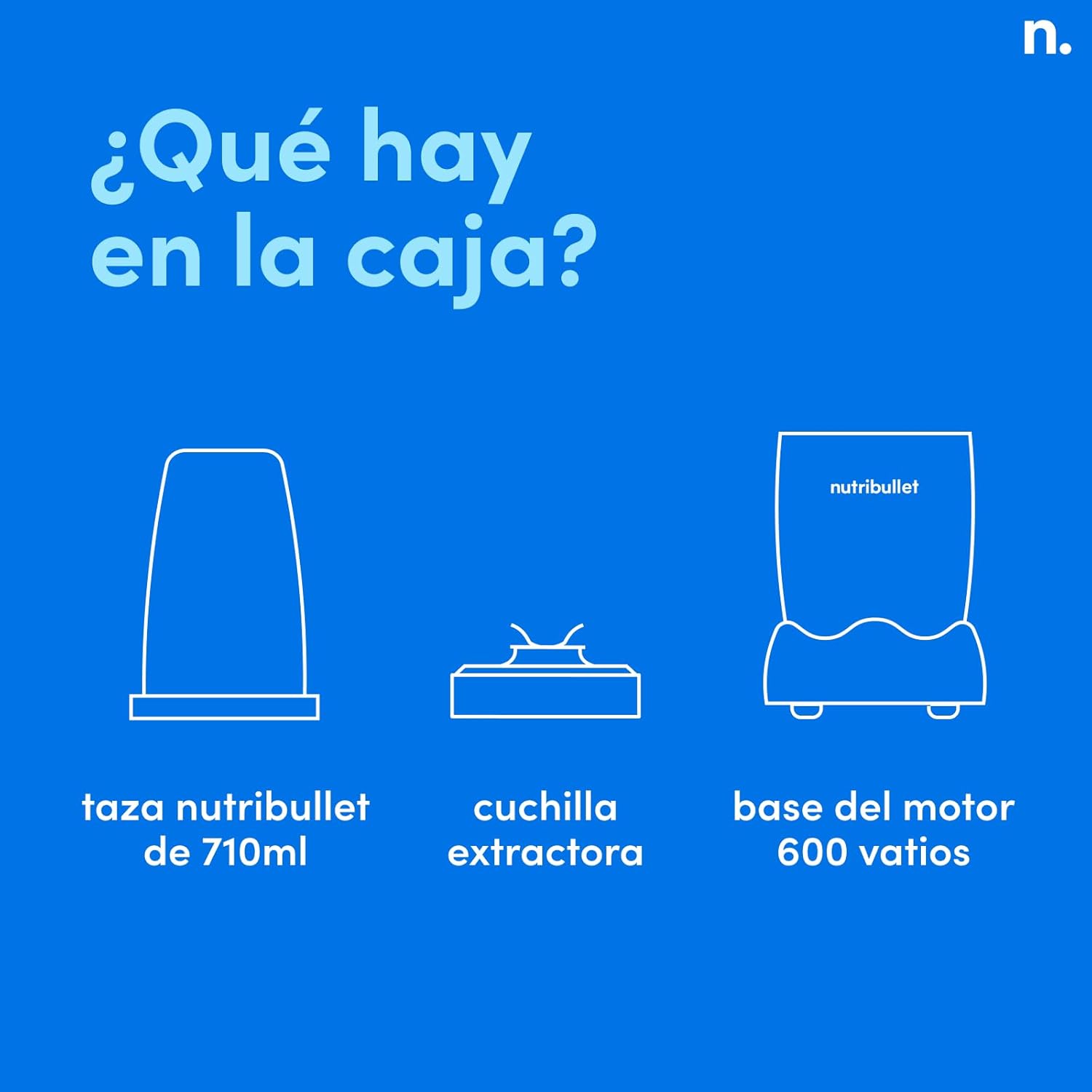 Thumbnail 8 de NutriBullet Original 600 - Batidora Multifuncional y Compacta 🍹
