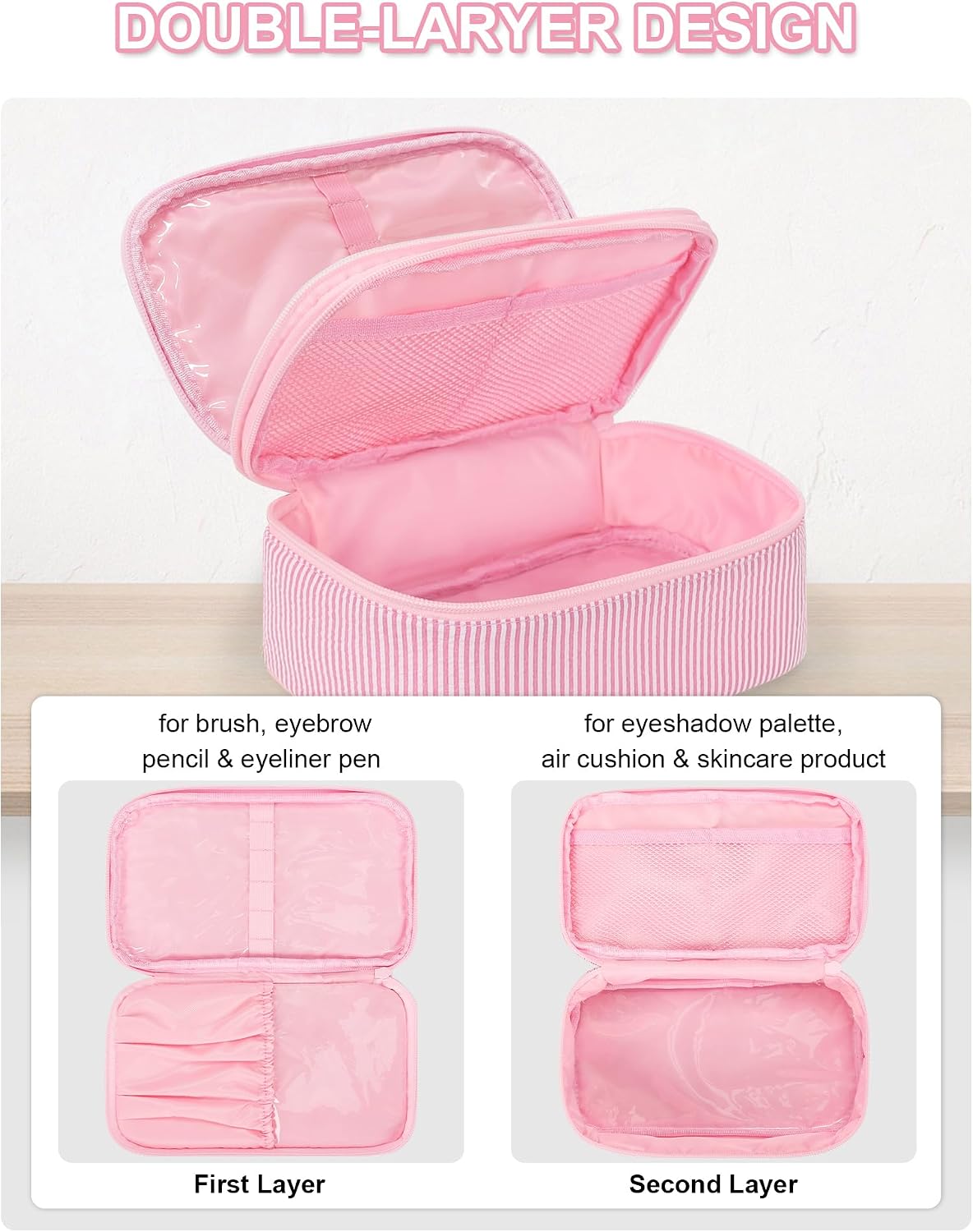 Thumbnail 6 de Relavel Makeup Bag, 9.5 x 5.5 x 3.7 Inches