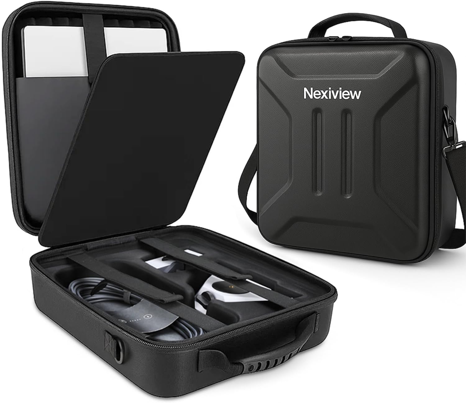 Detalle de Nexiview Starlink Mini Case: 3-in-1 Carry, Shock-Absorbing Protection, Waterproof Travel Case