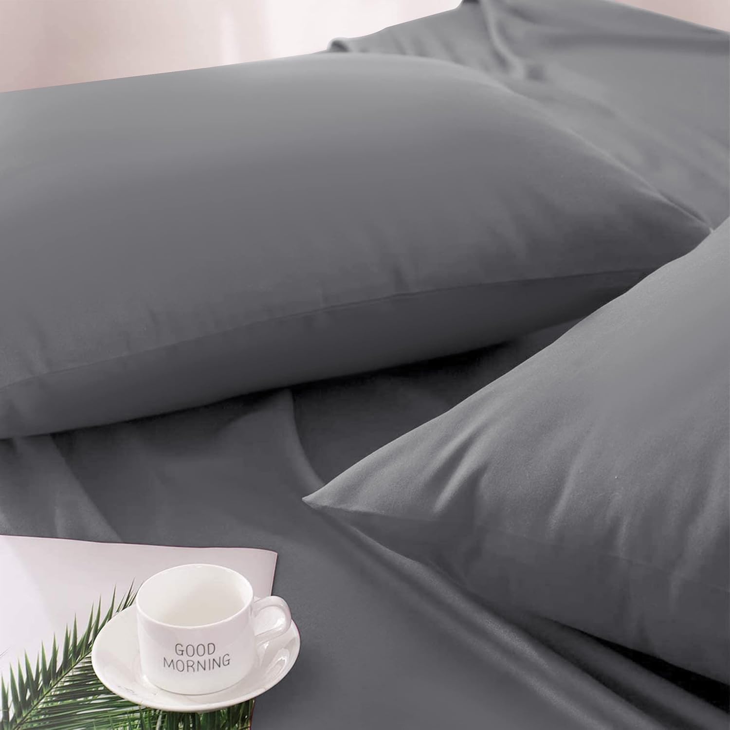 Thumbnail 3 de Moonlight Bedding Pillow Cases 2 Pack 50 x 75 cm