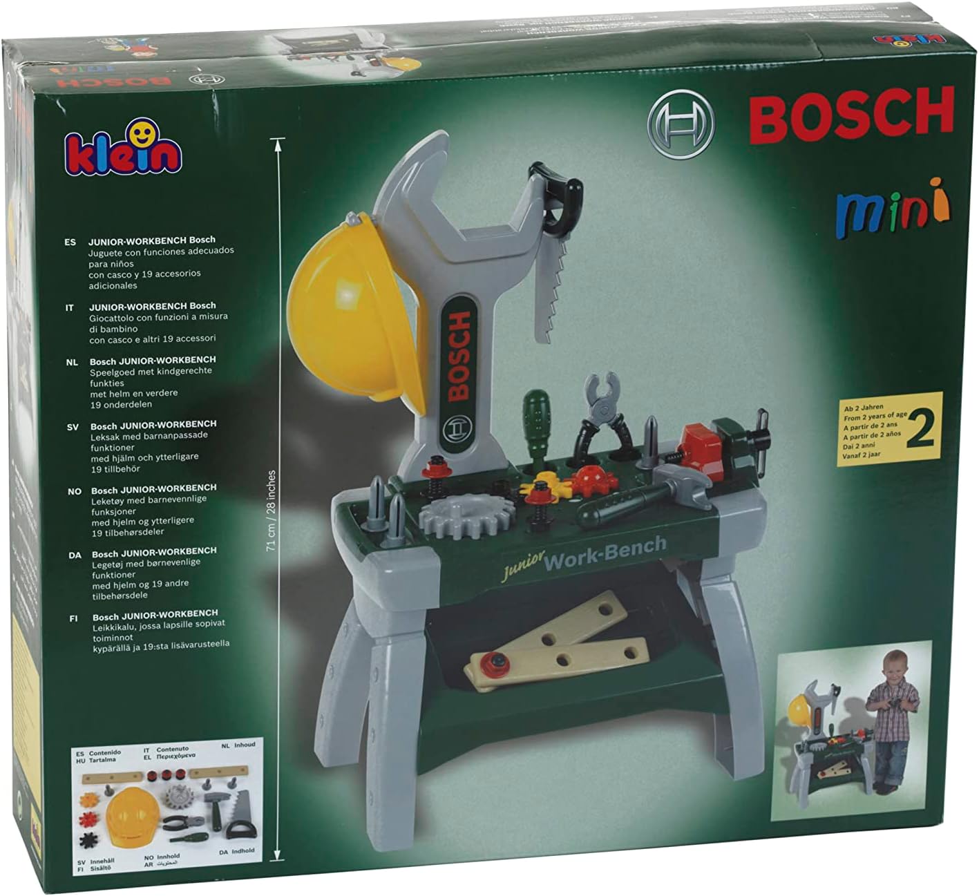 Detalle de Theo Klein 8604 Bosch Etabli Junior avec casque ⚙