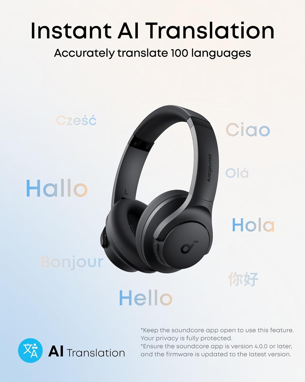 Thumbnail 4 de Soundcore Q20i 40H ANC Wireless Headphones