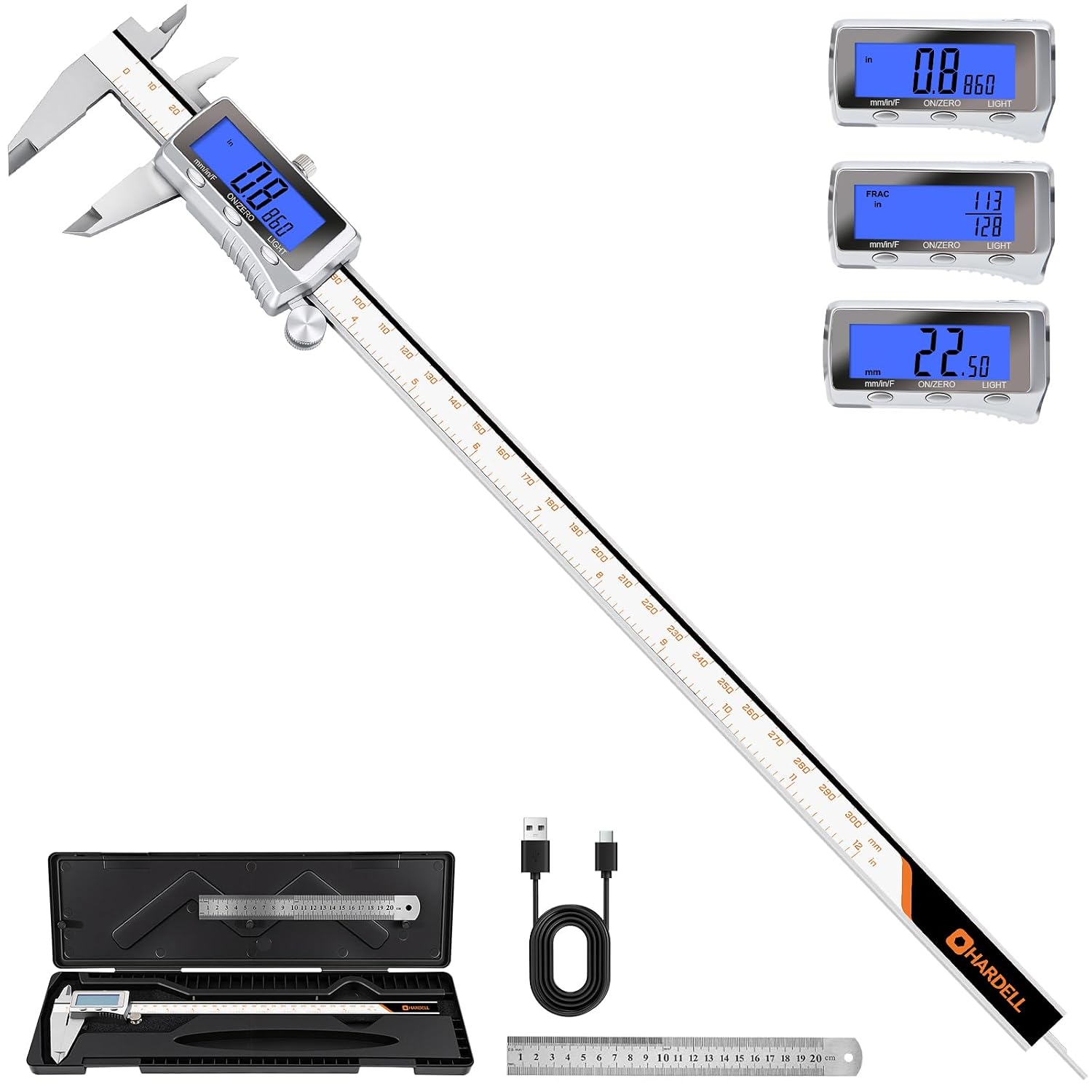 Thumbnail 6 de HARDELL Digital Caliper 8-Inch