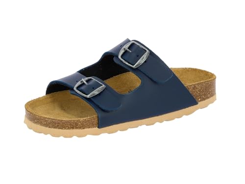 Detalle de Lico Bioline Kids Pantoletten Blau Marine 33 EU – Bequeme Sommerschuhe für Jungen und Mädchen