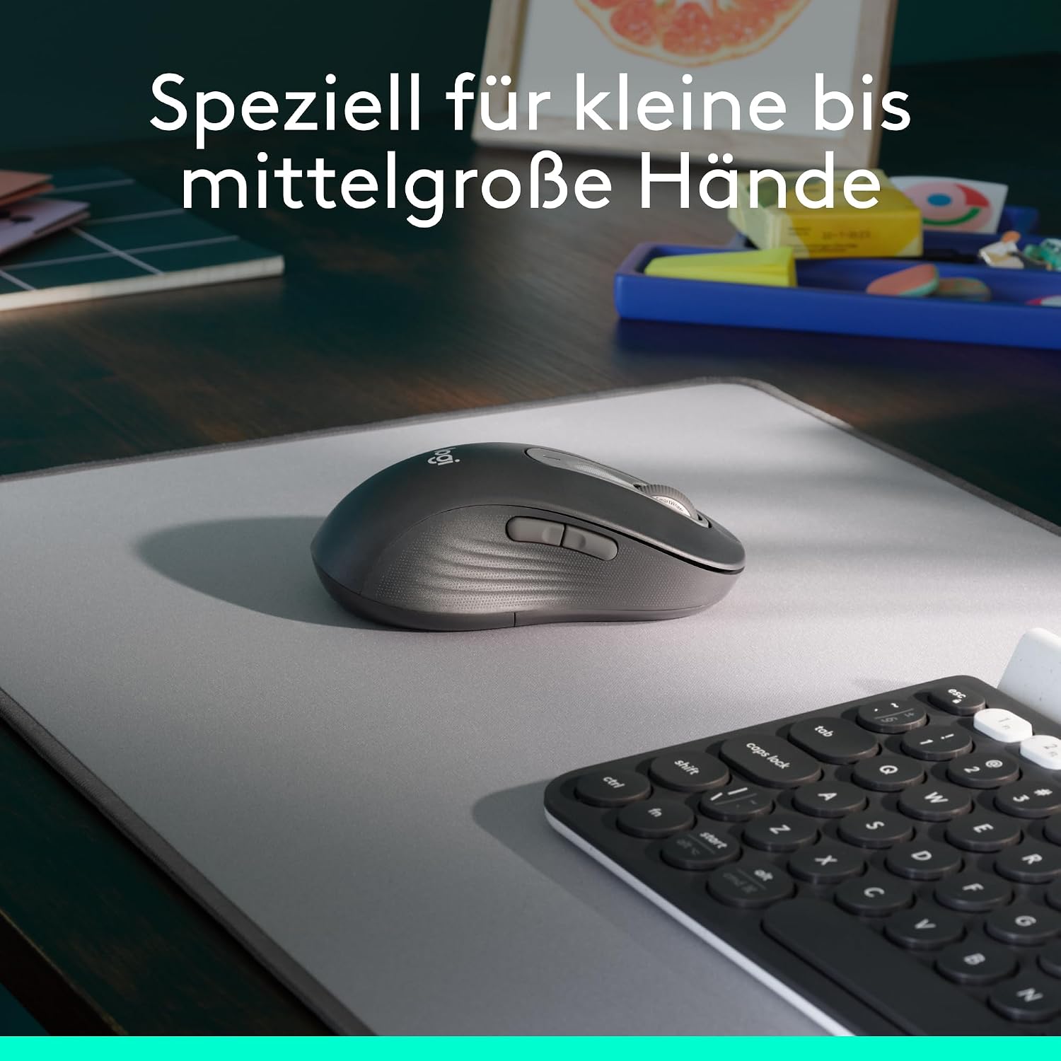 Detalle 2 de Logitech Signature M650 L – kabellose Standardgröße für große Hände