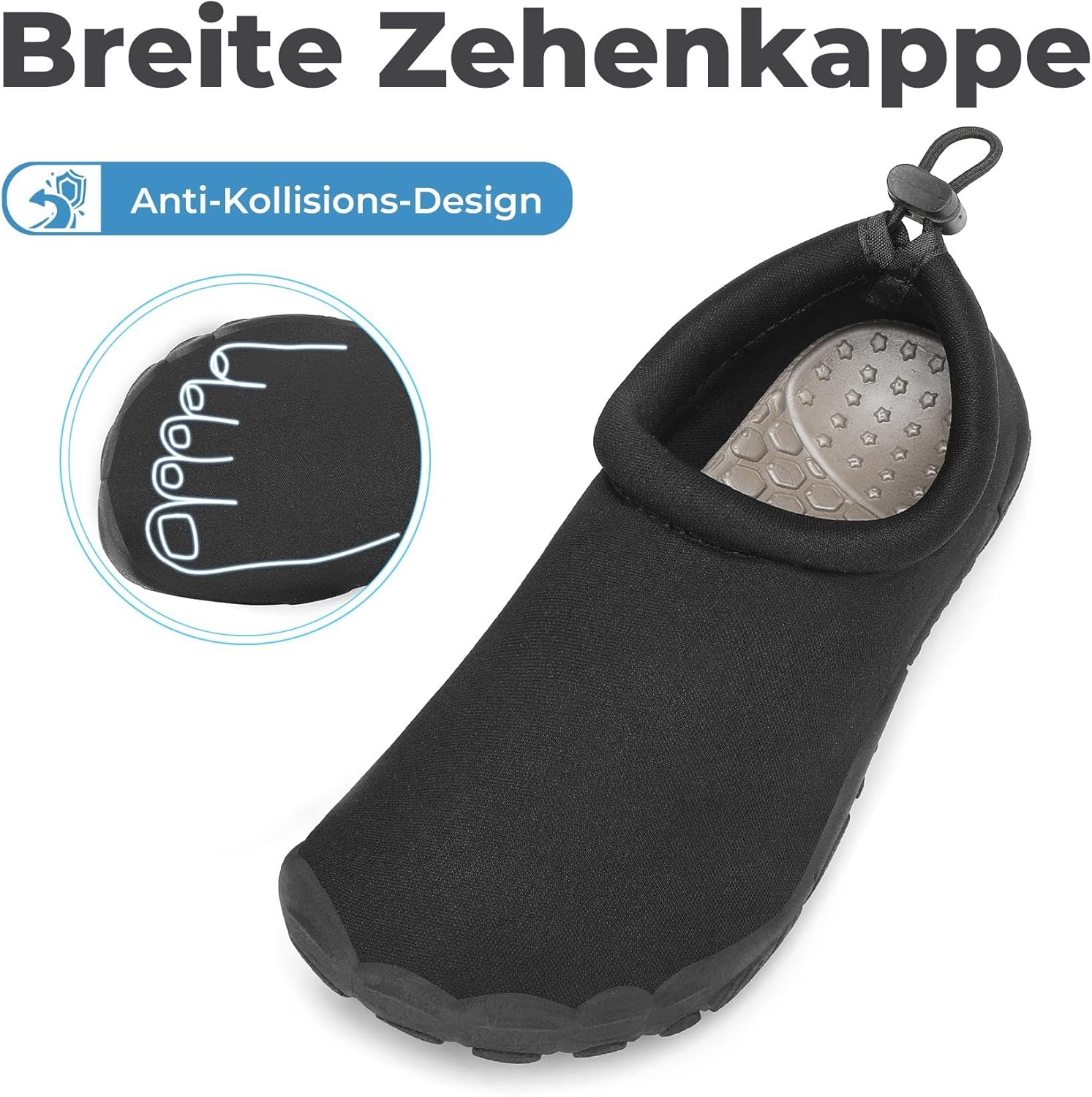 Thumbnail 1 de Mishansha Kinder Badeschuhe – Schnell Trocknend, Atmungsaktiv und Rutschfest (Gr. 24–35)